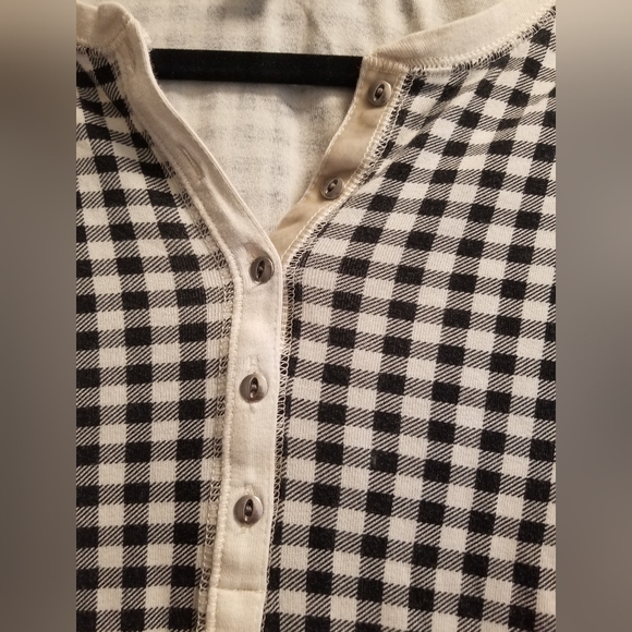 Chaps Plaid Long Sleeve Shirt Women's Size Large - Picture 3 of 9